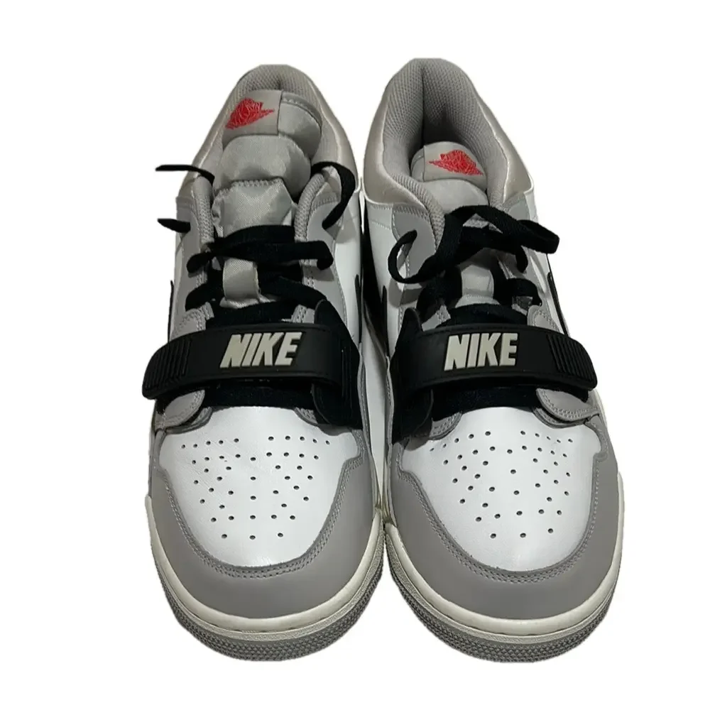 JORDAN legacy 312 low tech grey fire red black men’s Sneakers Size 11.5 GUC.